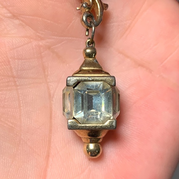 Rare Vintage Calvaire Glass Lantern Brooch - Picture 8 of 10